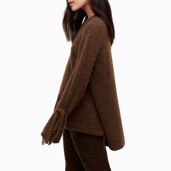 Aritzia Malcorra Sweater in Heather Encore Blue - Picture 7 of 7